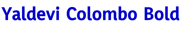 Yaldevi Colombo Bold フォント